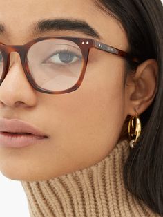 Tortoiseshell-effect acetate glasses | Celine Eyewear | MATCHESFASHION UK Tortoiseshell Glasses Women, Celine Eyeglasses Women, Tortoise Shell Glasses Women, Eye Glasses Aesthetic, Celine Eyeglasses, Celine Glasses, Glasses Inspo