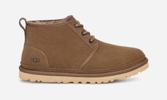 Combining premium materials and effortless style, the Neumel is our iconic Heritage chukka. A timeless boot made of rich suede, it's lined in upcycled UGG®plush wool and finished with a durable outsole for all-day cushioning, offering a signature slipper-like feel indoors or out.This product was made in a factory that supports women in our supply chain with the help of HERproject, a collaborative initiative that creates partnerships with brands like ours to empower and educate women in the workp Timeless Boots, Ugg Neumel, Mens Uggs, Everyday Shoes, Ugg Classic, Classic Boots, Women Supporting Women, Supply Chain, Cotton Lace