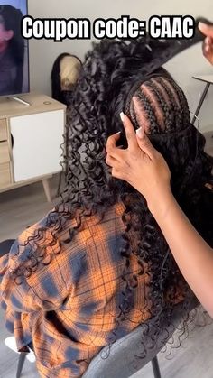 How To: Half Braids Half Weave🌟Neat Stitches Braids & Wrap Around Tutorial Ft.#ulahair Half Up Hair Down Braid, Stitch Weave Hair, Cornrows With Sewing In The Back, Half Braids And Half Sew In, Hairstyles Braids Half Up Half Down Straight Hair Long, Braid And Weave Hairstyles Half Up, Curly Sew In Half Up Half Down, Half Up Half Down Braid Sew In, Half Braids Half Curls Black Hairstyles