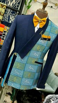 Latest African Wear For Men, African Suit, Stylish Mens Suits, African Wear Styles For Men, Latest African Men Fashion, African Dresses Men, African Shirts For Men, Classy Suits, Mens Fashion Blazer