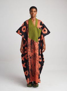 Dye Lab, African Kaftan Dress, Event Fits, Dress With Kimono, Bubu Gown Styles, Ankara Gown Styles, Ankara Dresses, Port City, Aso Oke