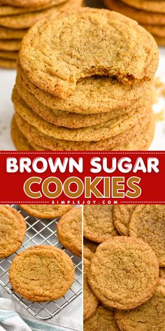 Brown sugar cookies are chewy, delicious, and have the most wonderful taste of brown sugar. You will fall head over heels with these delightful cookies. Easy Cookies, Head Over Heels, Cookies Recipes Chocolate Chip, Chocolate Chip Cookies, Sugar Cookies