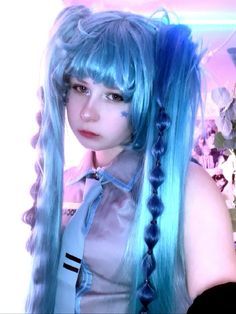 I COSPLAYED MIKU :3 #pjsk #projectsekai #miku#hatsunemiku#cosplay Cosplay Ideas, Makeup, Quick Saves, Make Up