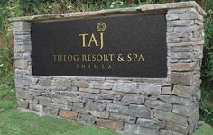 the sign for tao resort and spa in shimla