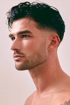 Haircut For Medium Hair Men, Mens Short Wavy Hair, Men Hair Undercut, Long Hair Men Style Medium, Medium Haircut Men Undercut, Curly Undercut Mens, Haircuts For Medium Hair Men, Black Hair Men, Messy Hairstyles For Men