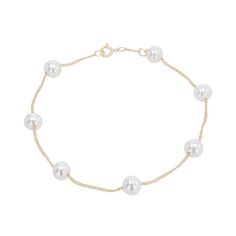 Beautifully delicate, this tin cup style bracelet features freshwater pearls set in 14 karat gold. Tin Cup, Diamonds Direct, Pearl Set, Womens Jewelry Bracelets, Fashion Bracelets, Fresh Water, Freshwater Pearls, Jewelry Bracelets, Tin