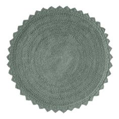 Finished with a crocheted border, our exclusive round cotton bath mat is ideal for keeping small spaces comfortably drip-free. Available in an array of on-trend and classic hues alike, this sweet bathroom decor effortlessly coordinates with a variety of towels and shower curtains. Shower Mat Bath Rugs, Lakehouse Bathroom, Curtains Material, Laurel Green, Bathtub Mat, Cotton Bath Mats, Bathroom Rugs And Mats, Green Tone, Persian Style Rug