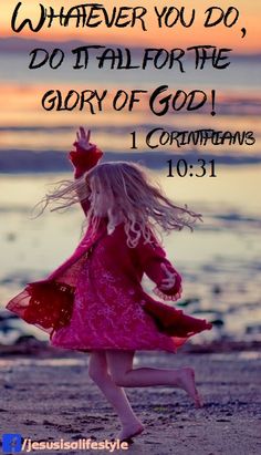 I Corinthians 10:31 - "... whatever you do, do it all for the glory of God." Woord Van God, The Glory Of God, Glory Of God, Ayat Alkitab, Favorite Bible Verses, Faith Inspiration, The Glory, Spiritual Inspiration, Christian Inspiration