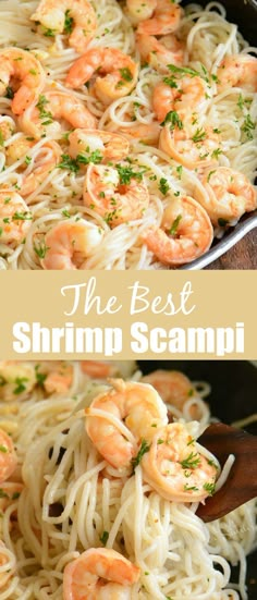 the best shrimp scampi recipe is so easy to make