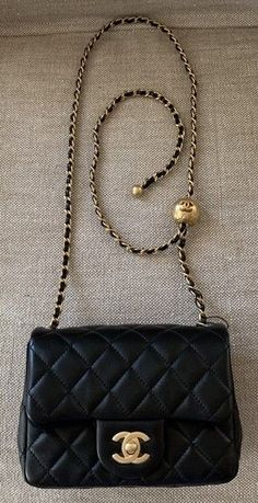 Designer Black Cross Body Bag, Chanel Sling Bag, Chanel Mini Bag, Chanel Mini Square, Designer Purses And Handbags