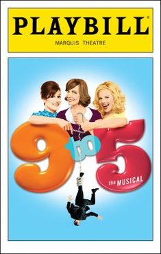 the movie poster for playbill, which features three women and one man with an orange number