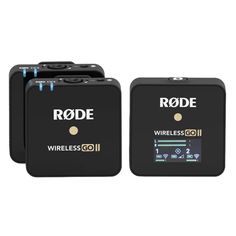 the rode wireless go 2 pack is available in three different colors and features an appliance