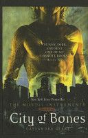 the cover to city of bones, with an image of a man's torso