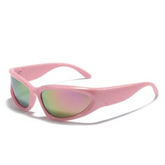 These vintage-inspired sunglasses are a must-have for any retro-loving fashionista. With their round lenses and stylish steampunk design, they add a touch of old-world charm to any outfit. Available in a variety of colors, they're the perfect finishing touch to any Y2K-inspired streetwear ensemble. Pink Film, Polarized Sunglasses Women, Y2k Sunglasses, Steampunk Sunglasses, Green Sunglasses, Sports Glasses, Eye Wear Glasses, Sports Sunglasses, Retro Sunglasses