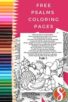 a coloring book with colored pencils next to it and the text free palms 101 coloring pages