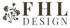 the logo for fil design, an interior and exterior decorating company in new york