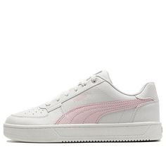 PUMA Caven 2.0 'White and Pink' 392290-08 White Breathable Sneakers For Spring, White Breathable Sneakers, Shoes Men, Dress Shoes Men, Shoes Mens, Dress Shoes, Pink, White, Clothes