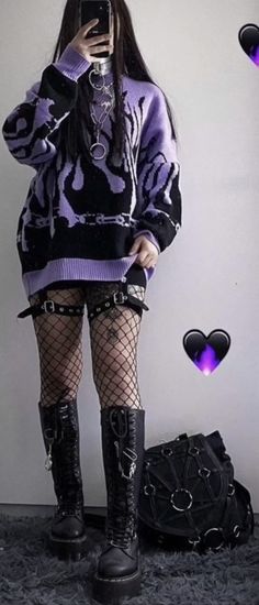 Berry Board, Moth Oc, Diy Armor, Pastel Goth Outfits, E Girl Outfits, Pastel Goth Fashion, Dream Outfits, Purple Outfits