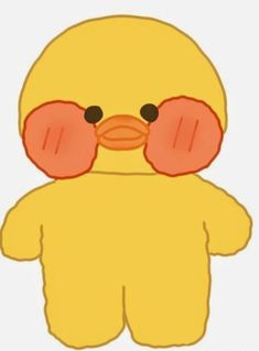 an image of a cartoon duck with glasses