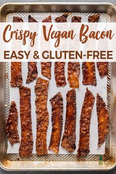 crispy vegan bacon easy and gluten - free