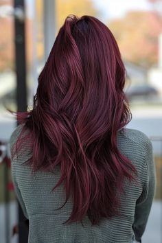 30+ Striking Red Hair Color Ideas Trending in 2024 - Flo's Blog Cherry Red Hair Color, Red Hair Styles, Auburn Red Hair Color, Red Violet Hair Color, Hair Styles To Try, Red Burgundy Hair Color, Hair Color Ideas Trending, Red Hair Colors, Red Violet Hair