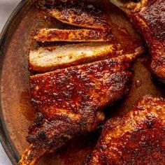 Air Fryer Pork Chops - Fed & Fit Pork Chops In Air Fryer, Asian Pork Chops, Oven Roasted Pork Tenderloin, Teriyaki Pork Tenderloin, Roasted Pork Tenderloin Recipes, Pork Casserole, Pork Roast In Oven, Air Fryer Pork, Pork Carnitas Slow Cooker