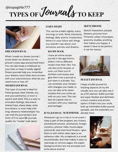 an article about journal writing and how to use it