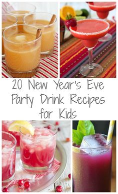 new year's eve party drink recipes for kids to enjoy in the summertime