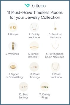 How To Build A Jewelry Collection, Jewellery Must Haves, Jewelry Capsule Collection, Must Have Jewelry Pieces, Timeless Jewelry Pieces, Classic Jewelry Essentials, Jewelry Must Haves, Jewelry Capsule, Capsule Wardrobe Jewelry