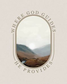 the words where god guides the providences are written