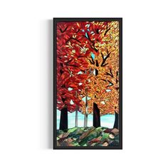 Fall Tree Artoutdoor Mosaic Artstained Glass Mosaic Wall Art-mosaic Home Decor-landscape Wall Artnature Mosaic-modern Tree Mosaic Panel - Etsy Mosaic Tree Art, Tree Mosaic, Palm Coast, Mosaic House, Mosaic Wall Art, Landscape Walls, Mosaic Wall, Autumn Trees, Tree Art