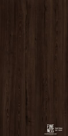 the wood grain pattern is very dark brown