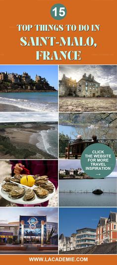 Saint-Malo, France, enchants with its historic walls and breathtaking seaside views. Things To Do, France, Travel