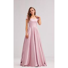 Make A Memorable Statement At Your Next Event In This Captivating Modest Satin Gown. This Modest Yet Classy Gown Is Designed With A Delicate Satin Fabric And An Open Back Detail. Perfect For Prom, Sweethearts, Or Any Formal Occasion. Sweetheart Neckline Dress With Sleeves, Cap Sleeve Formal Dress, Gowns With Sleeves Formal, Satin Prom Dress With Sleeves, Pink Satin Dresses, Modest Pink Prom Dresses, Long Classy Dresses, Formal Dresses Modest, Satin Gown Designs