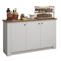 Introducing the Madesa Home Bar Buffet Storage Cabinet, the perfect blend of style and functionality for your kitchen or dining room. This elegant wooden organization unit features three spacious doors, providing ample storage for glassware, drinks, and utensils. With its sleek white finish, this cabinet enhances any decor while keeping your essentials neatly organized and easily accessible. Ideal for entertaining or everyday use, the Madesa Home Bar Buffet is designed to elevate your space and Wooden Organization, Bar Buffet, Doors Wooden, Wooden Organizer, Glassware Drinking, Home Bars, Dining Room Bar, Online Furniture Stores, Bar Furniture