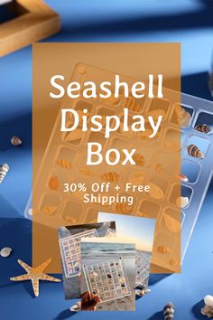 the seashell display box is 30 % off and free shipping with this coupon