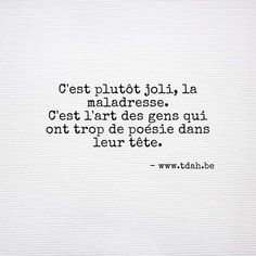 a quote written in french on white paper with the words rest plutot, joli la maddrese