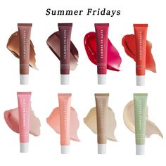 Rhode Lip Tint Raspberry Jelly, Summer Fridays Lip Butter Balm, Summer Fridays Lip, Raspberry Jelly, Lip Butter Balm, Rhode Skin, Summer Friday, Neutral Lips, Sweet Mint