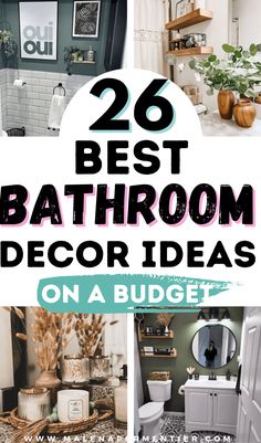 the best bathroom decor ideas on a budget