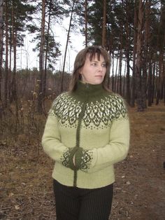 The knitted sweater cardigan "Forest song"  http://www.etsy.com/shop/TaniaSh?ref=seller_info Green Knit Cardigan, Fairy Woodland, F Pictures, Cardigan Knitted, Forest Fairy, Knitted Sweater, Fair Isle, The Forest, Cardigans For Women