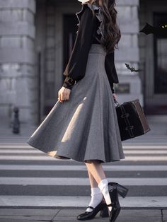 The price is for an overall dress only, others are not included. Garment Size SizeSMLXLWaist67717579Full Length107108.5110111.5 Fall A-line Midi Dress For Office, Elegant Full Skirt Dress For Fall, Chic Fall Dress With Full Skirt, Chic Midi Office Dresses, Formal Full Skirt Dresses For Fall, Flared Skirt Dresses For Work In Fall, Fitted Full Skirt Dress For Fall, Elegant Full Skirt Winter Dress, Chic Fall Midi Dress With Full Skirt