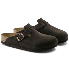 Mocha Birkenstock, Boston Soft Footbed, Womens Clogs And Mules, Boston Clogs, Mens Clogs, Dr Shoes, Clogs And Mules