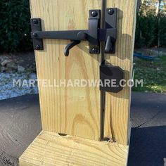 Forever Hardware Solid Bronze Gate Thumb Latch - Rectangular End - Midnight Finish - 8 1/4" L Double Gate, Gate Latch, Gate Hardware, Vinyl Fence, Fence Gate, Window Hardware, Decorative Hardware, Cabinet Door, Shutters