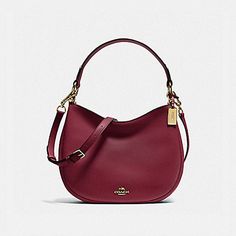 Coach Women's Mae Crossbody Glovetanned leather Bag LI/Burgundy F54446 LIBUR - APLAZE Luxury Burgundy Shoulder Bag With Detachable Strap, Classic Burgundy Bag With Adjustable Strap, Classic Coach Bags For Fall, Burgundy Soft Leather Bag, Coach Leather Shoulder Bag With Smooth Grain, Red Leather Hobo Bag For Fall, Burgundy Soft Leather Hobo Bag, Burgundy Leather Bag For Fall, Coach Burgundy Bag With Adjustable Strap