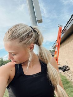 gym hair, easy gym hairstyles, workout hair, cute gym hairstyles Soccer Hair, Track Hairstyles, Basketball Hairstyles, Gymnastics Hair