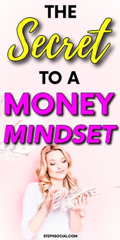 the secret to a money mindset