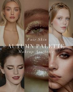 True Autumn Aesthetic, Autumn Palette Makeup, Soft Autumn Eyes, Soft Autumn Makeup Looks, Soft Autumn Aesthetic, True Autumn Makeup, Soft Autumn Colors, Thanksgiving Apple Cider, Soft Autumn Makeup