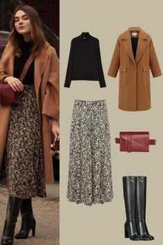 Midi Skirt Outfit Winter, Denim Midi Skirt Outfit, Outfits For Short Women, Fashionista Outfits, Trendy Christmas Outfits, Midi Skirt Outfit, Winter Outfit Ideas, Winter Skirt Outfit, Trendy Outfits Winter