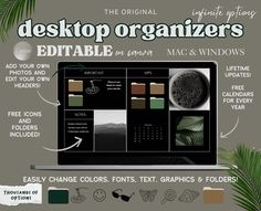 the desktop organizer is designed to help you organize your computer