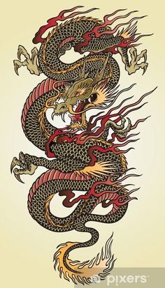 Yakuza Style Tattoo, Asian Dragon Tattoo, Dragons Tattoo, Maori Tattoos, Chinese Dragon Tattoos, Tattoo Line, Japanese Dragon Tattoo, Lock Screen Wallpaper Iphone